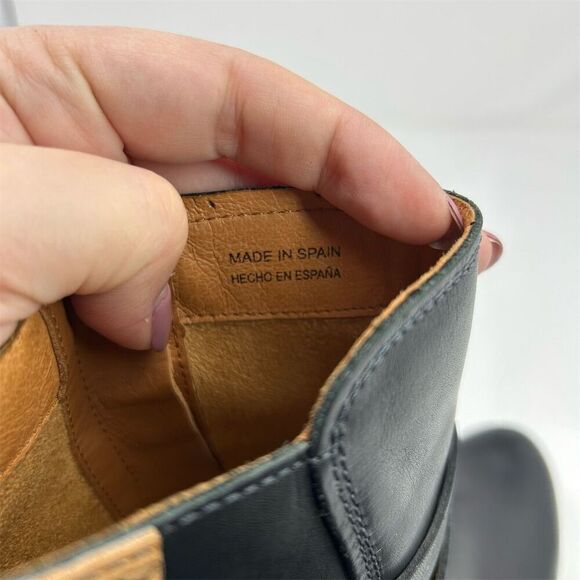 Pikolinos Black Leather Heeled Ankle Booties Size 37 (US 6.5-7) Classic Fall - Picture 13 of 13